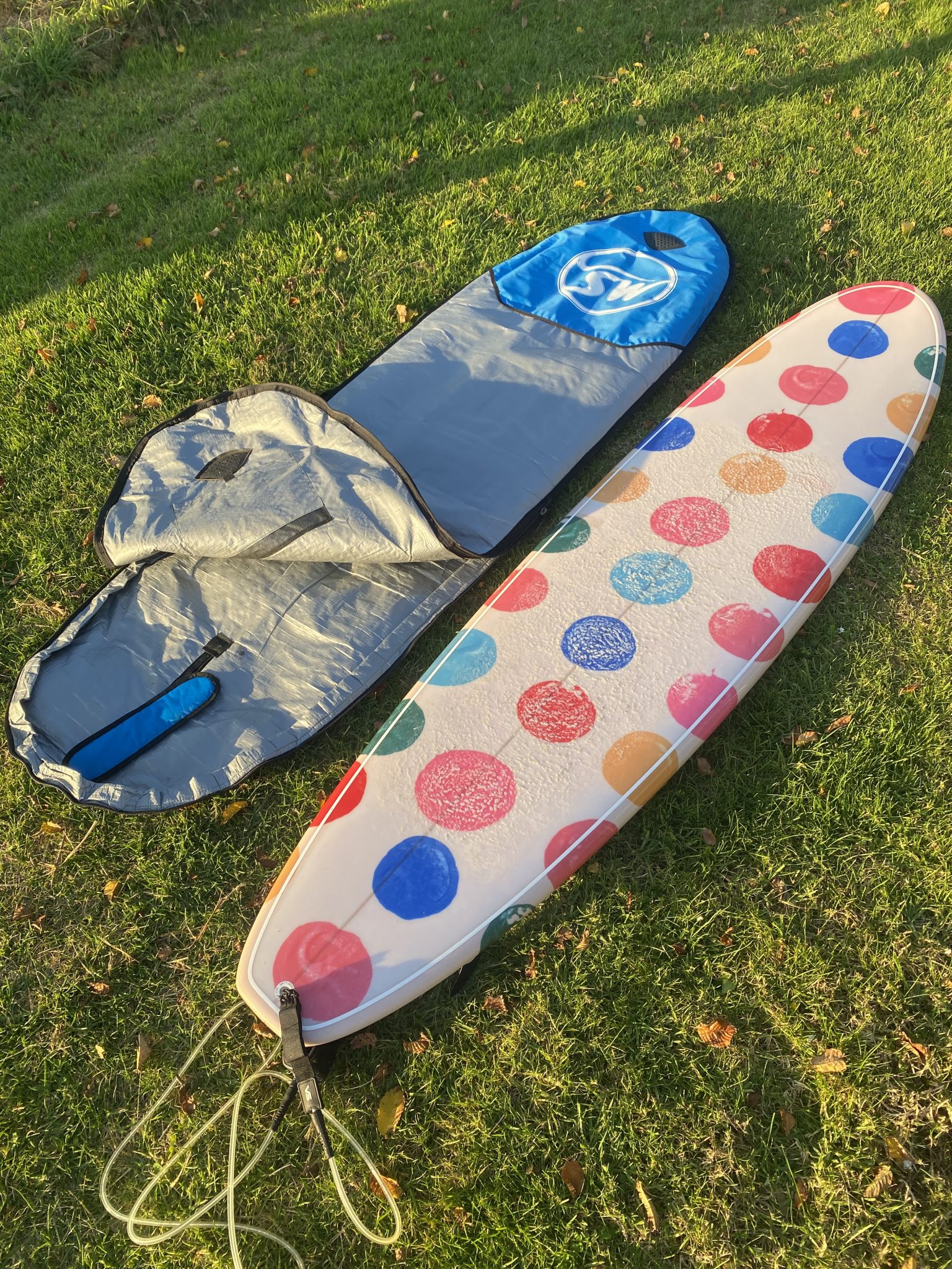 AQSS Paint Dots Surfboard 7’6
