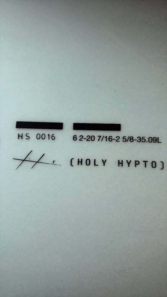 Haydenshapes Holy Hypto 6'2